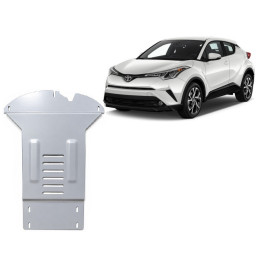 Scut Catalizator din Aluminiu, Scut Protection Anti Theft, Toyota C-HR 2016 - 2023 - EDK.ro