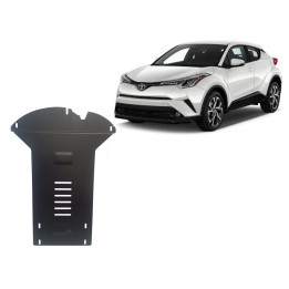 Skid Plate for Catalytic Converter, Scut Protection Anti Theft, Toyota C-HR 2016 - 2023 - EDK.ro