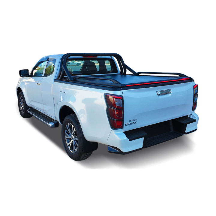 Manual Roll Top Tonneau Bed Cover, Tessera 4x4 Roll+, Isuzu D-Max Extra Cab 2021 - Present - EDK.ro