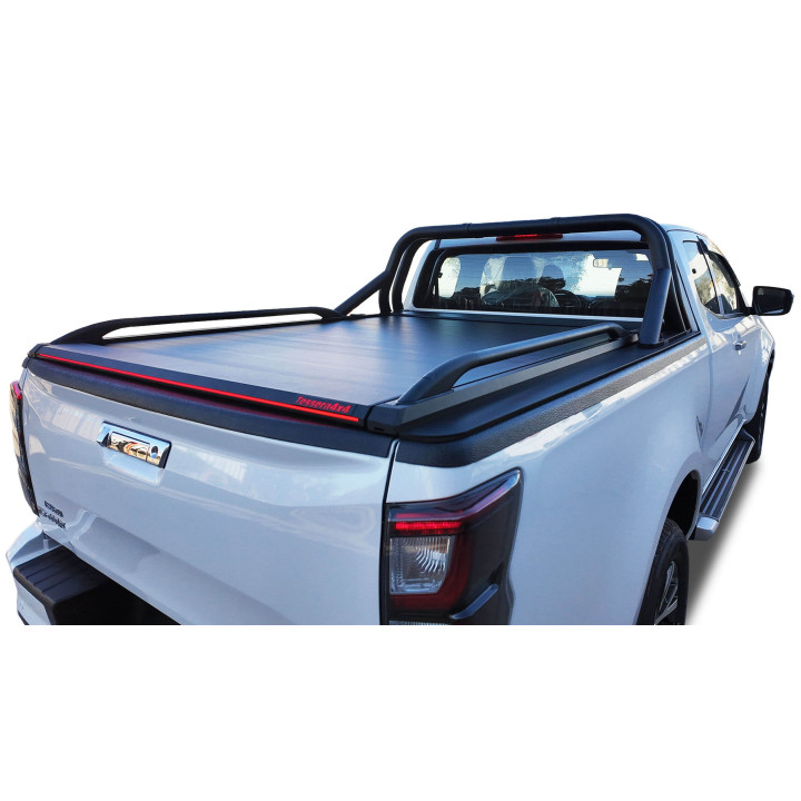Manual Roll Top Tonneau Bed Cover, Tessera 4x4 Roll+, Isuzu D-Max Extra Cab 2021 - Present - EDK.ro