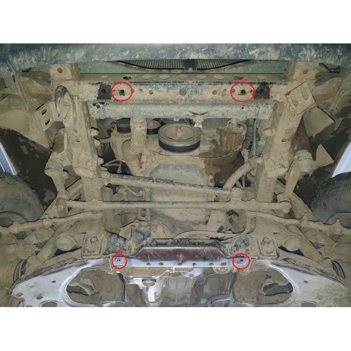 Scut Motor, Scut Protection, Toyota Hilux 2000 - 2004 - EDK.ro