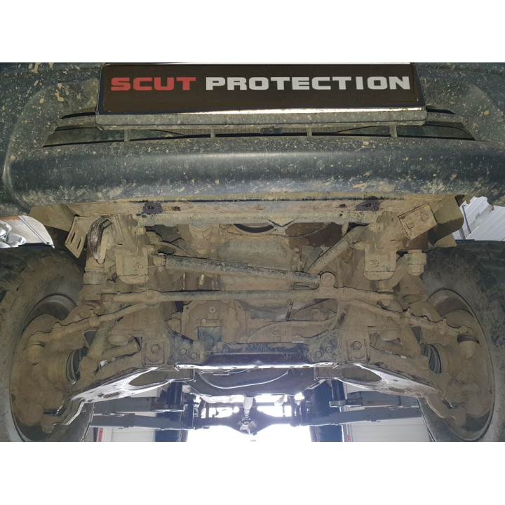 Skid Plate for Engine, Scut Protection, Toyota Hilux 2000 - 2004 - EDK.ro