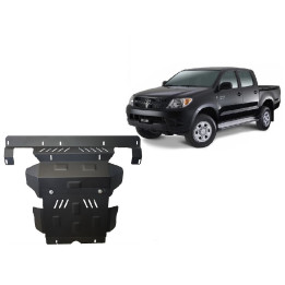 Skid Plate for Engine and Radiator, Scut Protection, Toyota Hilux 2004 - 2015 - EDK.ro