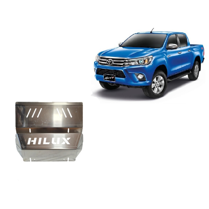 Aluminium Skid Plate for Radiator, Scut Protection Revo, Toyota Hilux 2016 - Present - EDK.ro