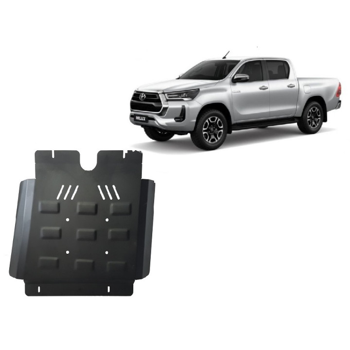Scut Cutie de Viteze din Metalic, Scut Protection, Toyota Hilux Invincible 2021 - Prezent - EDK.ro