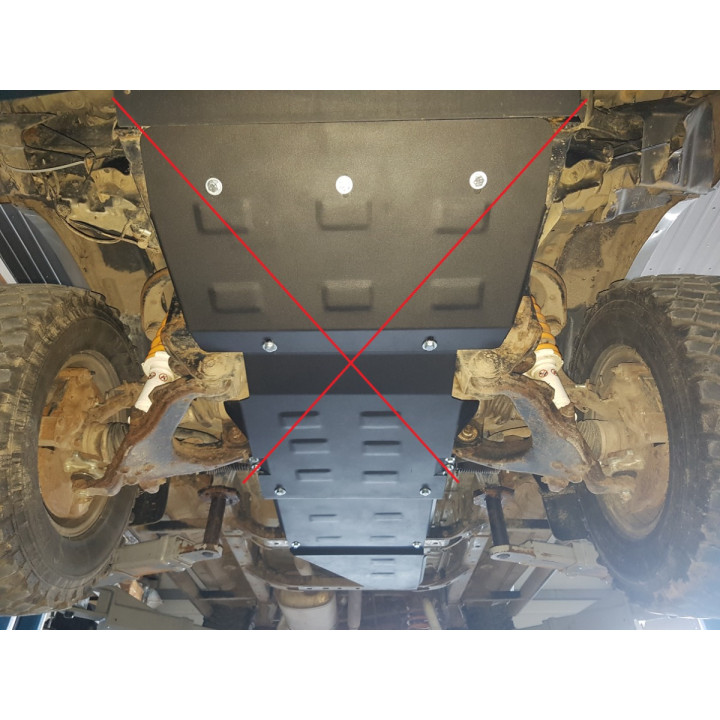 Scut Cutie de Viteze, Scut Protection J90, Toyota Land Cruiser 1995 - 2002 - EDK.ro