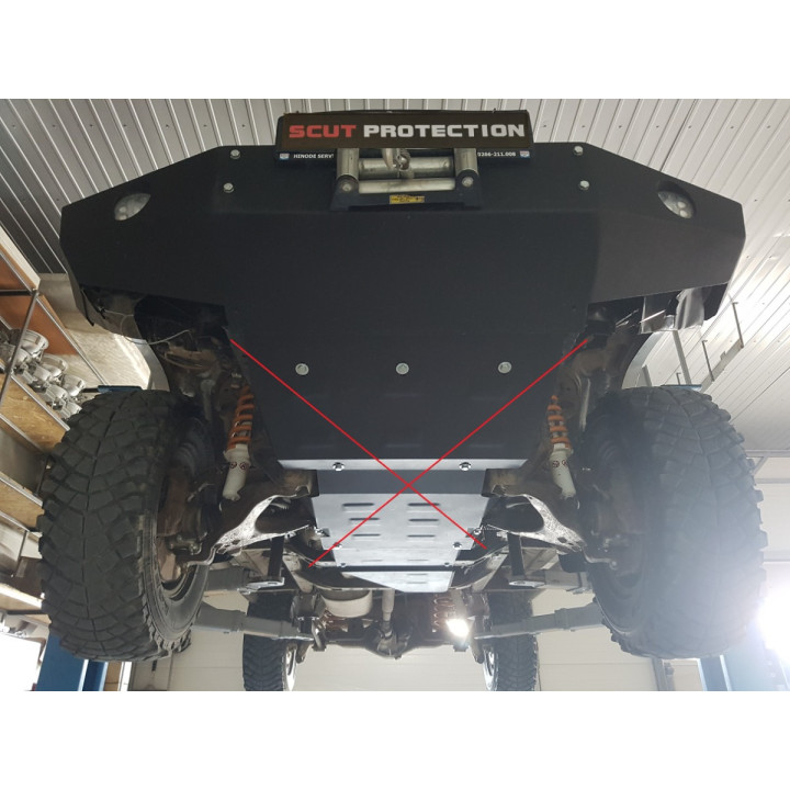 Scut Cutie de Viteze, Scut Protection J90, Toyota Land Cruiser 1995 - 2002 - EDK.ro
