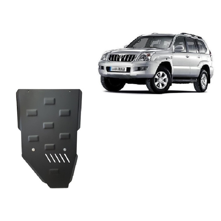 Skid Plate for Gearbox, Scut Protection, Toyota Land Cruiser 2002 - 2009 - EDK.ro
