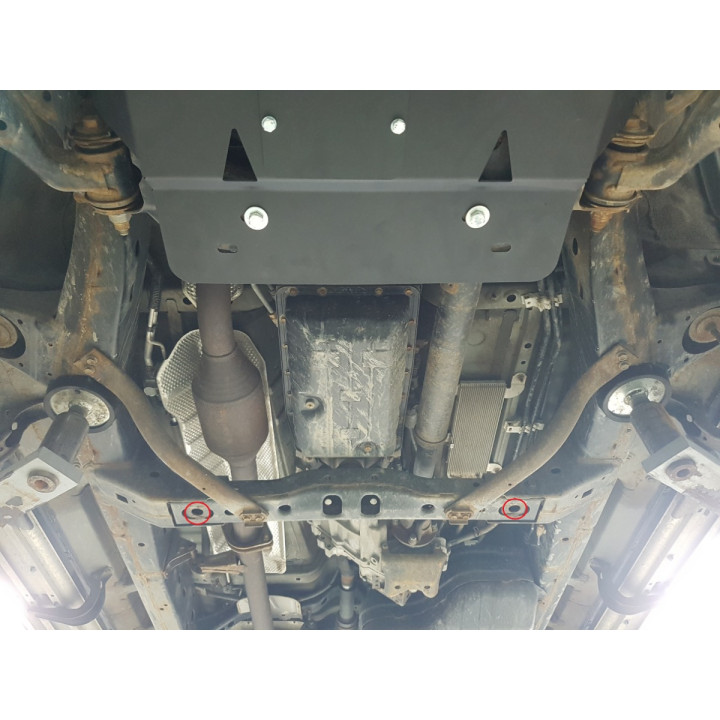 Skid Plate for Gearbox, Scut Protection, Toyota Land Cruiser 2002 - 2009 - EDK.ro