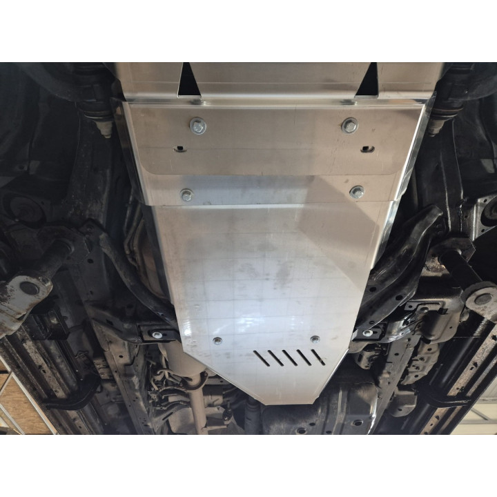 Aluminium Skid Plate for Gearbox, Scut Protection, Toyota Land Cruiser 150 2009 - Present - EDK.ro