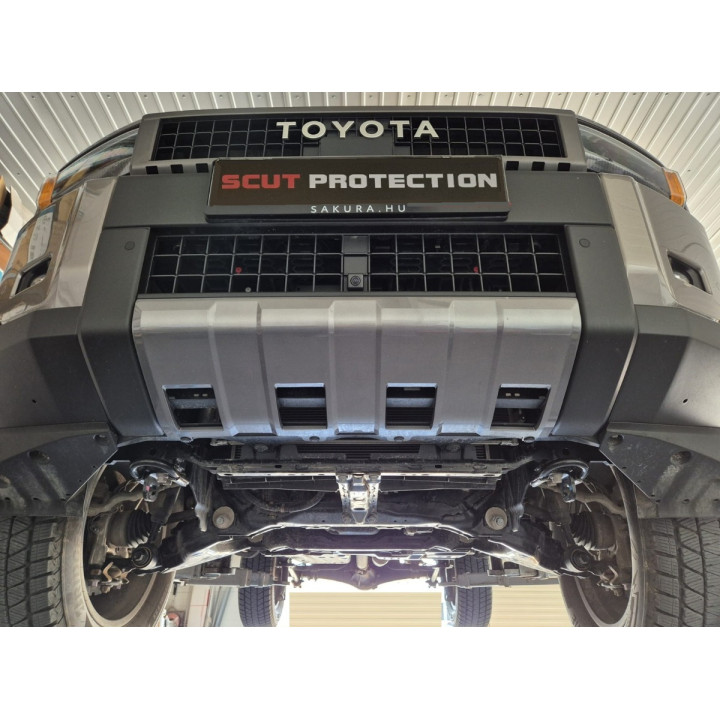 Aluminium Skid Plate for Gearbox, Scut Protection, Toyota Land Cruiser 250 2024 - Present - EDK.ro