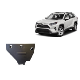 Skid Plate for Rear Differential, Scut Protection Hybrid, Toyota RAV4 2018 - 2025 - EDK.ro