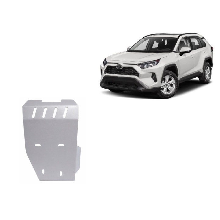 Aluminium Skid Plate for Differential, Scut Protection, Toyota RAV4 2018 - Present - EDK.ro