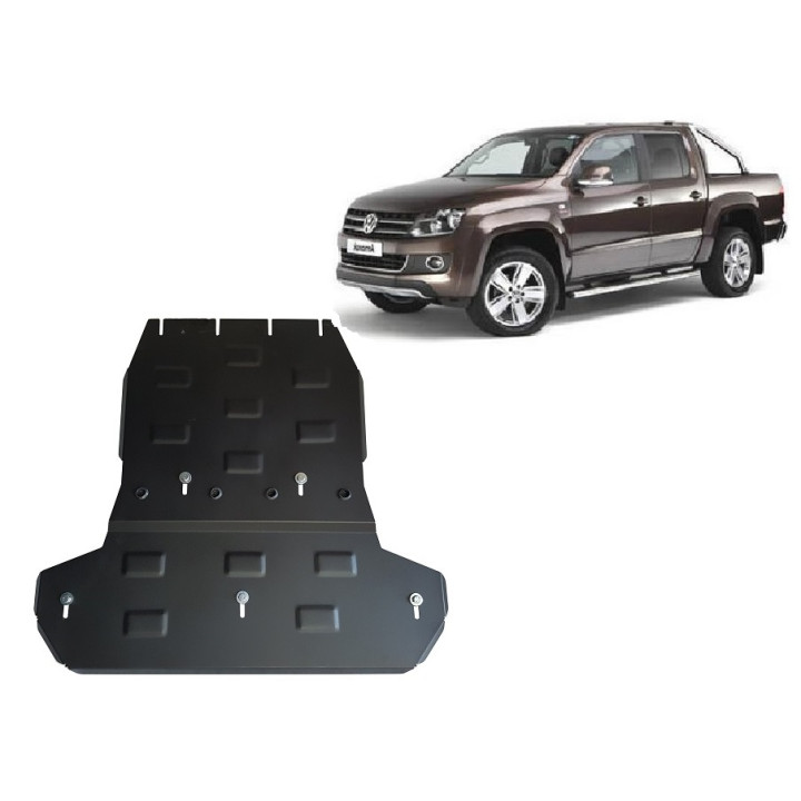 Skid Plate for Gearbox and Differential, Scut Protection, Volkswagen Amarok 2010 - 2022 - EDK.ro