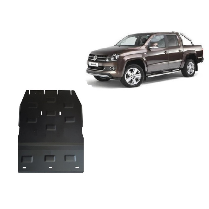 Skid Plate for Gearbox and Differential, Scut Protection V6 Automatic, Volkswagen Amarok 2016 - 2022 - EDK.ro