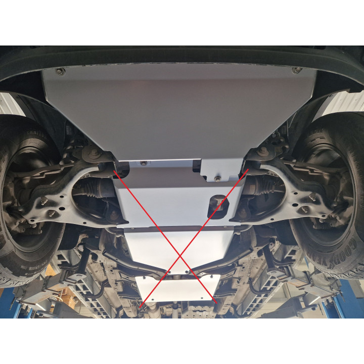 Aluminium Skid Plate for Radiator, Scut Protection, Volkswagen Amarok 2022 - Present - EDK.ro