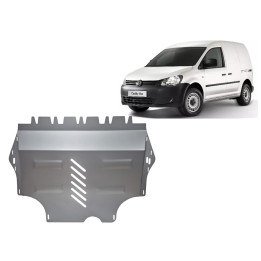 Scut Motor din Aluminiu, Scut Protection cu Webasto, Volkswagen Caddy 2011 - 2020 - EDK.ro