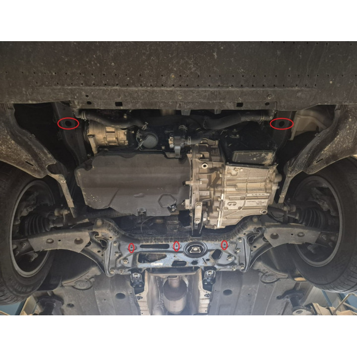 Skid Plate for Engine, Scut Protection Automatic Gearbox, Volkswagen Caddy 2020 - Present - EDK.ro