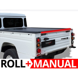 Manual Roll Top Tonneau Bed Cover, Tessera 4x4 Roll+, Land Rover Defender 110 - EDK.ro