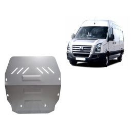 Aluminium Skid Plate for Engine and Gearbox, Scut Protection, Volkswagen Crafter 2006 - 2016 - EDK.ro