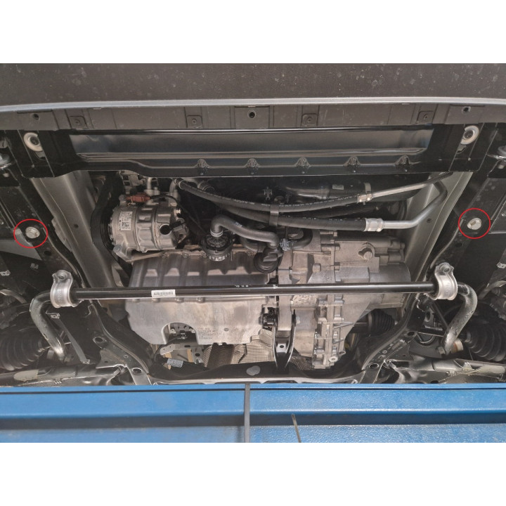 Aluminium Skid Plate for Engine, Scut Protection, Volkswagen Crafter 2017 - Present - EDK.ro