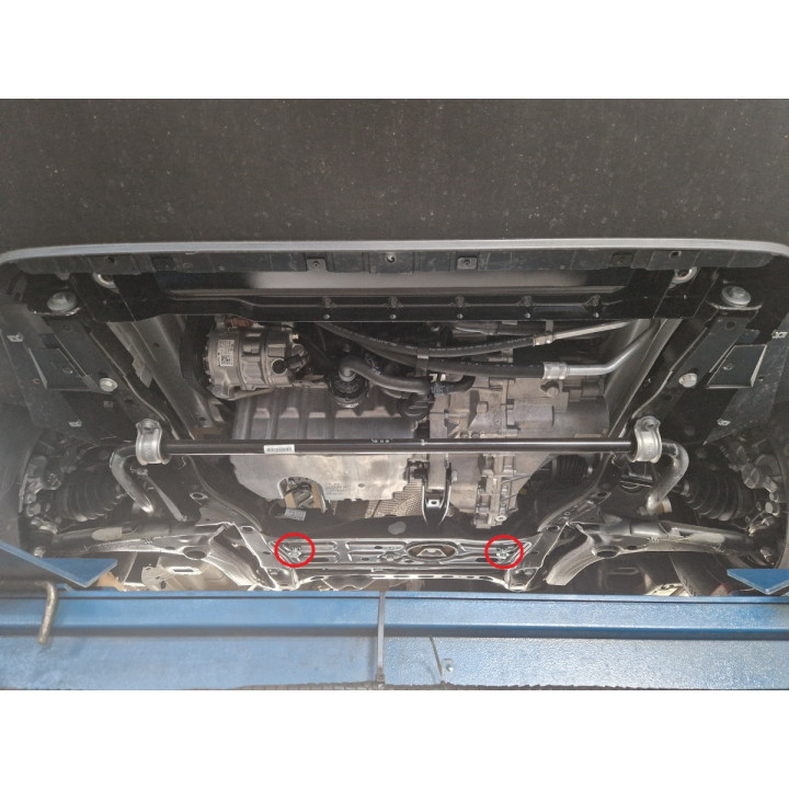 Aluminium Skid Plate for Engine, Scut Protection, Volkswagen Crafter 2017 - Present - EDK.ro