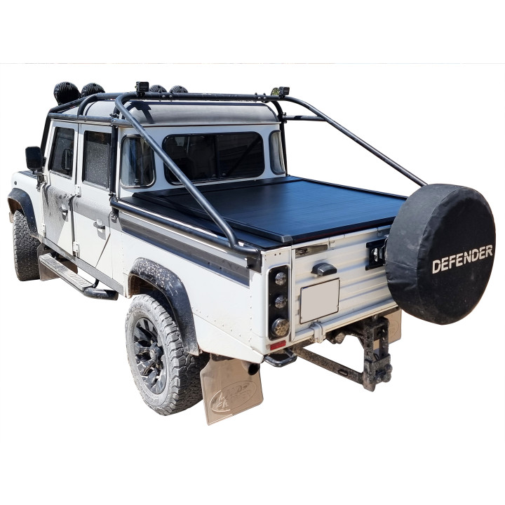 Manual Roll Top Tonneau Bed Cover, Tessera 4x4 Roll+, Land Rover Defender 130 - EDK.ro