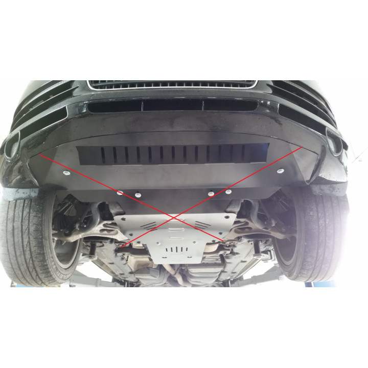 Skid Plate for Gearbox, Scut Protection Automatic R5, Volkswagen Touareg 2006 - 2010 - EDK.ro