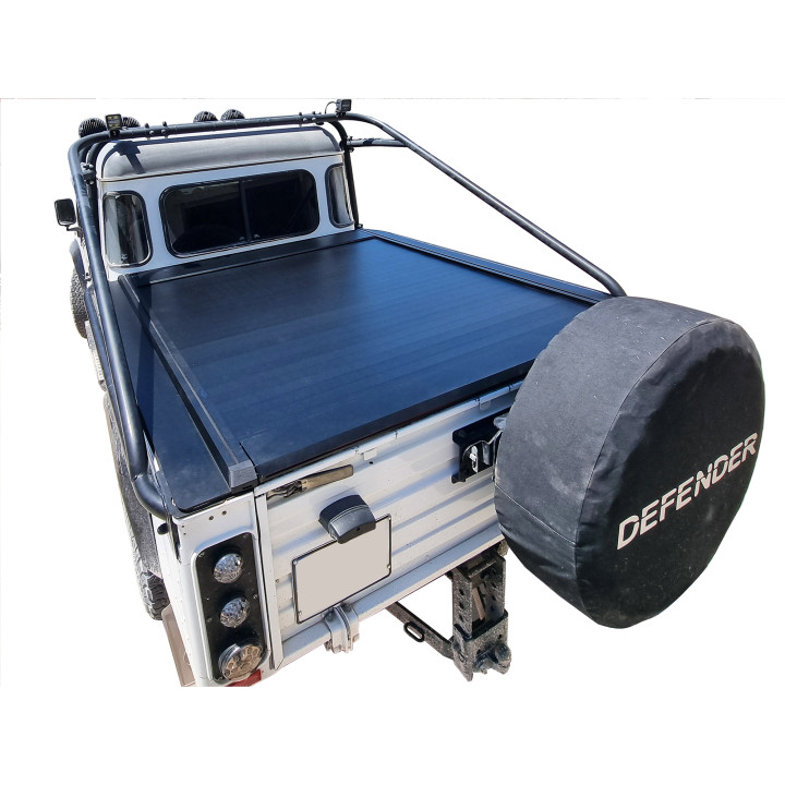 Manual Roll Top Tonneau Bed Cover, Tessera 4x4 Roll+, Land Rover Defender 130 - EDK.ro
