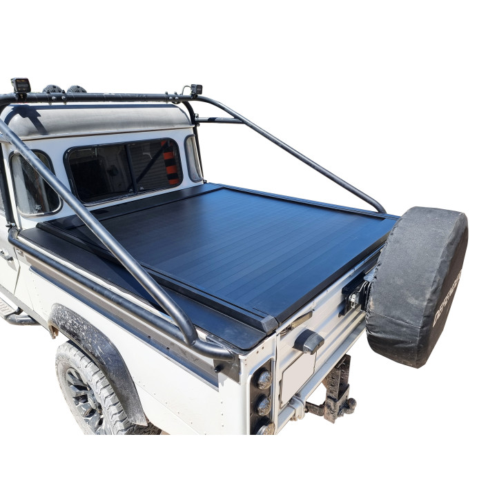 Manual Roll Top Tonneau Bed Cover, Tessera 4x4 Roll+, Land Rover Defender 130 - EDK.ro