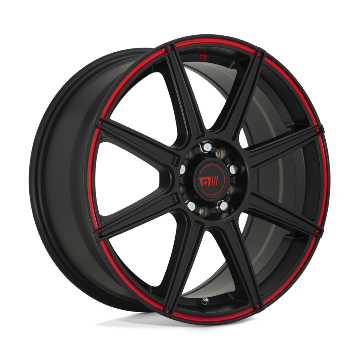 Jantă de Aluminiu, Motegi Racing MR142 CS8, 15x6.5, ET 40, 5x100 / 5x114.3, 72.56, Negru - EDK.ro