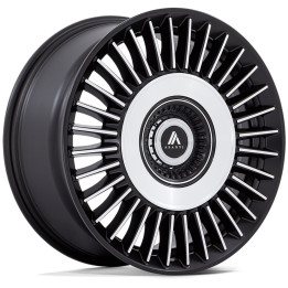 Alloy Wheel, Asanti AB040 TIARA, 22x9.0, ET 38, 5x108 / 5x114.3, 72.56, Black - EDK.ro