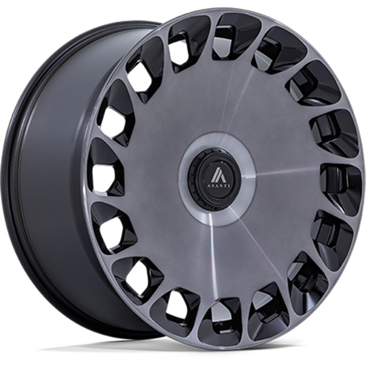 Jantă de Aluminiu, Asanti AB045 ARISTOCRAT, 22x9.0, ET 38, 5x108 / 5x114.3, 72.56, Negru - EDK.ro