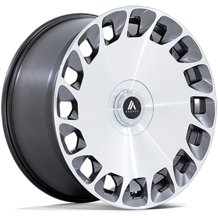 Jantă de Aluminiu, Asanti AB045 ARISTOCRAT, 22x9.0, ET 38, 5x108 / 5x114.3, 72.56, Platină - EDK.ro