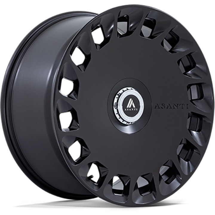 Alloy Wheel, Asanti AB045 ARISTOCRAT, 22x9.0, ET 38, 5x108 / 5x114.3, 72.56, Black - EDK.ro