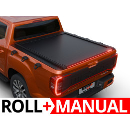 Manual Roll Top Tonneau Bed Cover, Tessera 4x4 Roll+, Maxus T90 EV 2021 - Present - EDK.ro