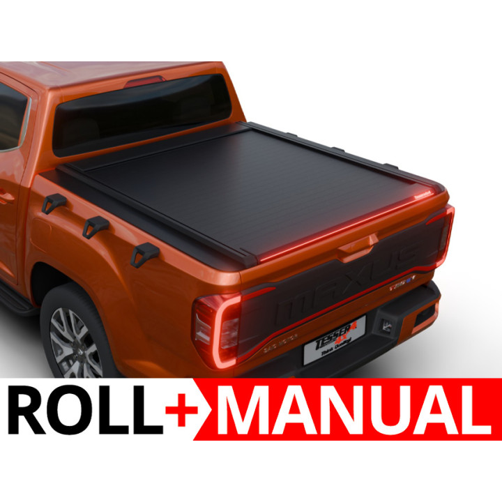 Manual Roll Top Tonneau Bed Cover, Tessera 4x4 Roll+, Maxus T90 EV 2021 - Present - EDK.ro