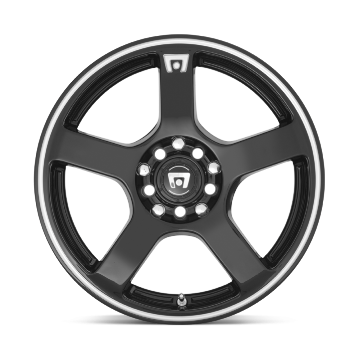 Alloy Wheel, Motegi Racing MR116 FS5 Flange, 16x7.0, ET 40, 5x108 / 5x114.3, 72.56, Black - EDK.ro