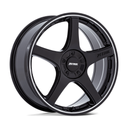 Jantă de Aluminiu, Petrol PE003 P2E, 17x8.0, ET 40, 5x108 / 5x114.3, 72.56, Negru - EDK.ro