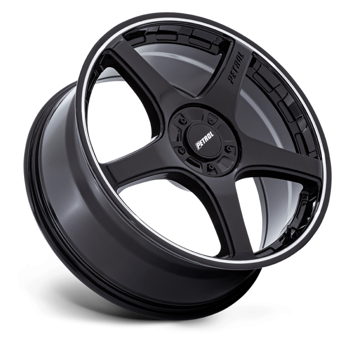 Jantă de Aluminiu, Petrol PE003 P2E, 17x8.0, ET 40, 5x108 / 5x114.3, 72.56, Negru - EDK.ro