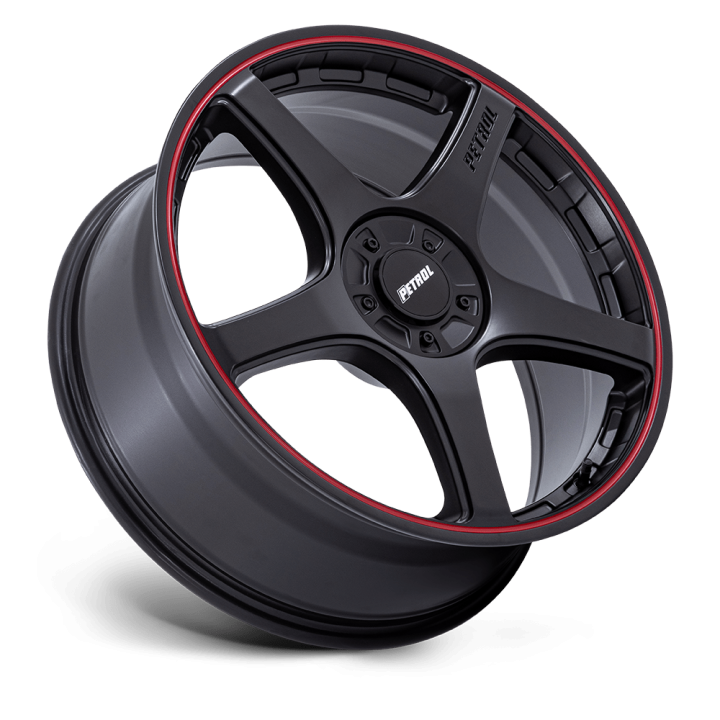 Alloy Wheel, Petrol PE003 P2E, 18x8.0, ET 40, 5x108 / 5x114.3, 72.56, Black - EDK.ro