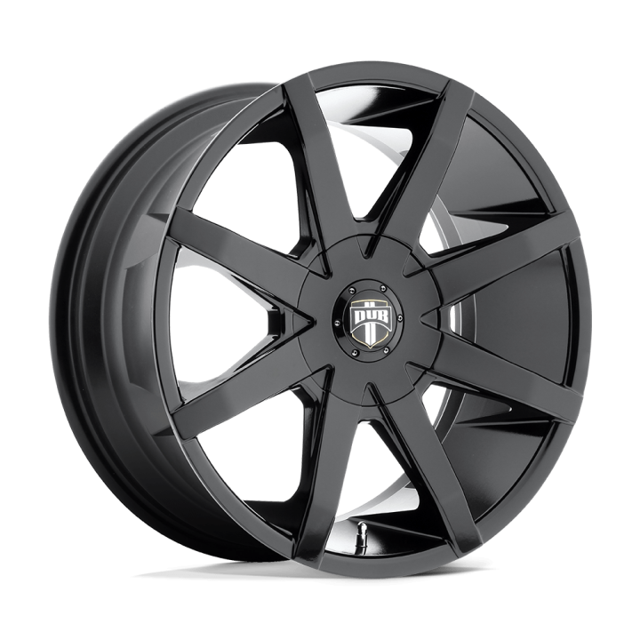 Jantă de Aluminiu, DUB S110 PUSH, 20x8.5, ET 45, 5x108 / 5x114.3, 72.56, Negru - EDK.ro