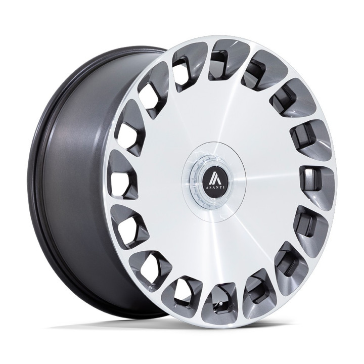 Alloy Wheel, Asanti AB045 ARISTOCRAT, 20x9.0, ET 45, 5x108 / 5x112, 72.56, Platinum - EDK.ro