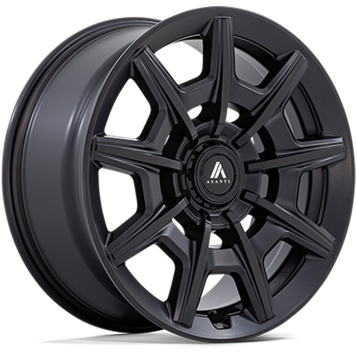 Alloy Wheel, Asanti AB041 ESQUIRE, 20x9.0, ET 35, 5x114.3 / 5x112, 72.6, Black - EDK.ro