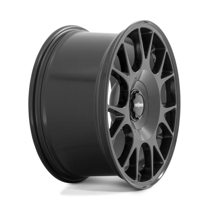 Alloy Wheel, Rotiform TUF-R, 19x9.5, ET 38, 5x114.3 / 5x112, 72.56, Black - EDK.ro