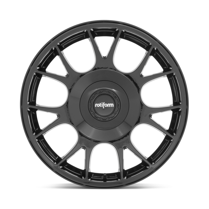 Alloy Wheel, Rotiform TUF-R, 19x9.5, ET 38, 5x114.3 / 5x112, 72.56, Black - EDK.ro