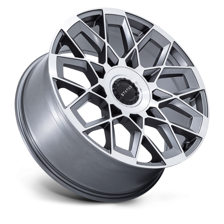 Alloy Wheel, STATUS ST005 MATRIX, 22x9.5, ET 20, 5x120 / 5x112, 74.1, Red - EDK.ro