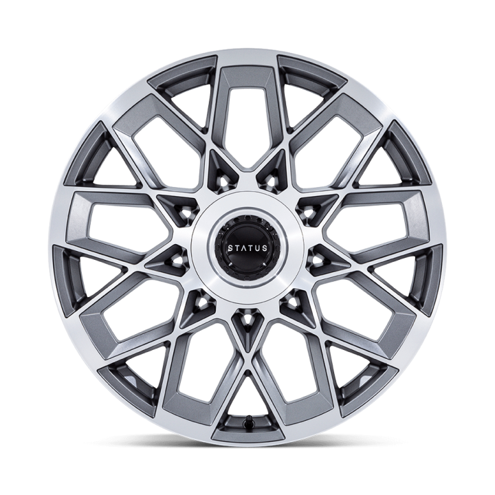 Alloy Wheel, STATUS ST005 MATRIX, 22x9.5, ET 20, 5x120 / 5x112, 74.1, Red - EDK.ro