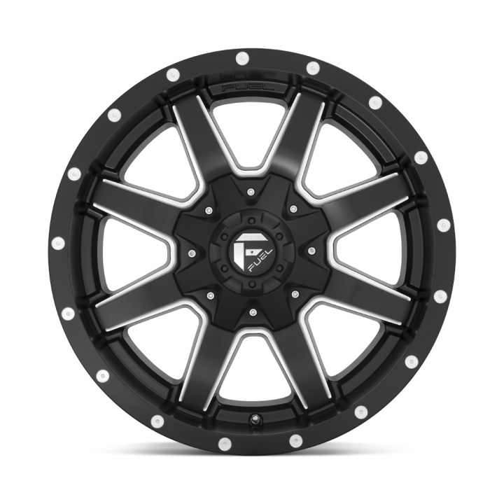Alloy Wheel, FUEL D538 MAVERICK, 17x9.0, ET 1, 5x114.3 / 5x127, 78.1, Black - EDK.ro