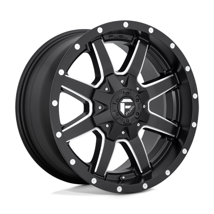 Alloy Wheel, FUEL D538 MAVERICK, 18x9.0, ET -12, 5x114.3 / 5x127, 78.1, Black - EDK.ro